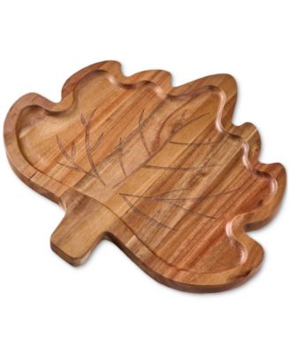 Godinger - Wooden Leaf Serving Board