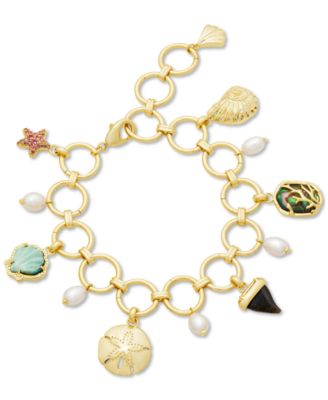 Kendra Scott - Gold-Tone Brynne Shell Charm Bracelet