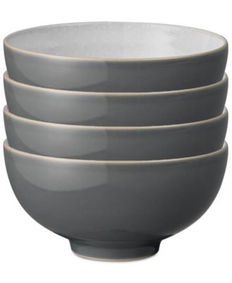 Denby - Elements Collection Stoneware Rice Bowls, Set of 4