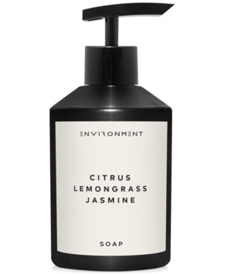 ENVIRONMENT - Citrus, Lemongrass & Jasmine Hand Soap (Inspired by 5-Star Luxury Hotels), 10 oz.