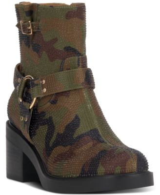 Jessica Simpson - Women's Ceridwen Moto Block-Heel Boots
