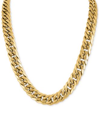Esquire Men's Jewelry - Wide Curb Link 24" Chain Necklace