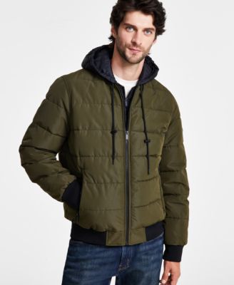 Michael Kors - Men's Hooded Puffer Bomber Jacket