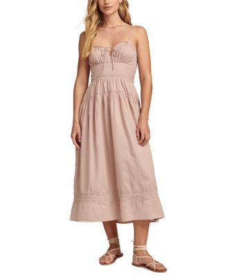Lucky Brand - Women's Lace-Trim Midi Dress