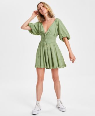 Free People - Women's Perfect Day Cotton Mini Dress