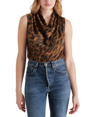 Steve Madden - Women's Jayde Cowl-Neck Bodysuit