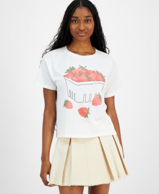Grayson Threads, The Label - Juniors' Berry Graphic T-Shirt