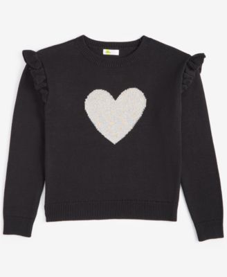 Epic Threads - Big & Little Girls Heart Pullover Sweater
