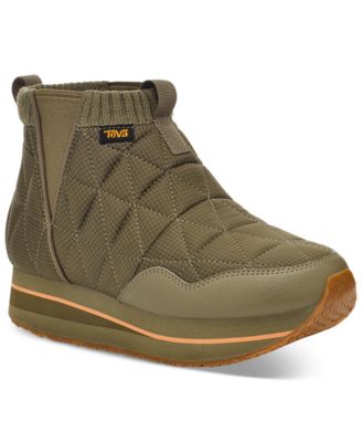 Teva - Women's ReEmber Quilted Mid Platform Booties