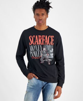 Hybrid - Men's Scarface Miami Regular-Fit Printed Fleece Sweatshirt