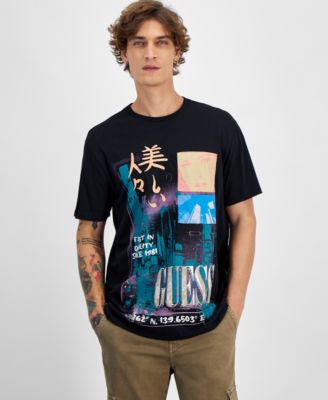 GUESS - Men's Rise in the East Tokyo Graphic T-Shirt