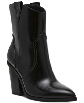 DV Dolce Vita - Women's Nazareth Dressy Pointed-Toe Block-Heel Western Booties