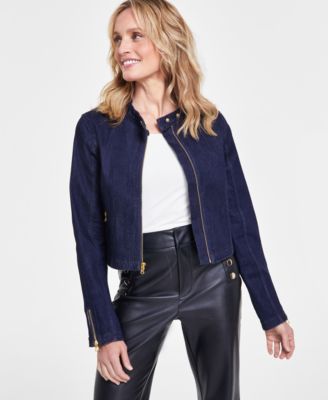 I.N.C. International Concepts - Women's Denim Moto Jacket