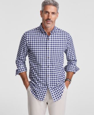 Club Room - Men's Grant Check Cotton Shirt