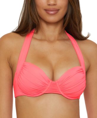 Becca - Women's Ruched Underwire Bikini Top