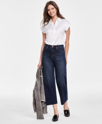 Liverpool Los Angeles - Women's Stride Cropped Wide-Leg Jeans