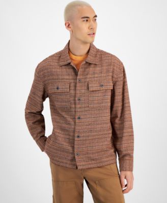 Sun + Stone - Men's Storm Printed Overshirt, Created for Macy's