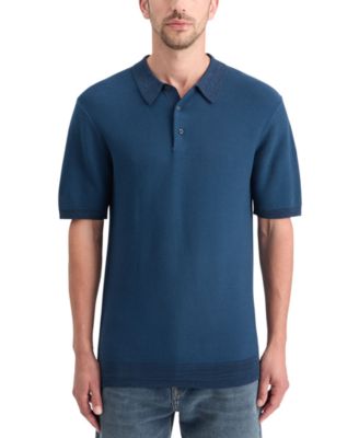 SCOTCH & SODA - Men's Structured Knit Polo Shirt
