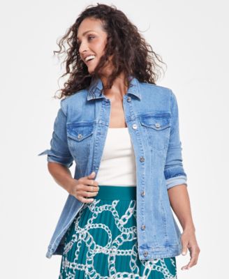 I.N.C. International Concepts - Women's Hourglass Trucker Jacket