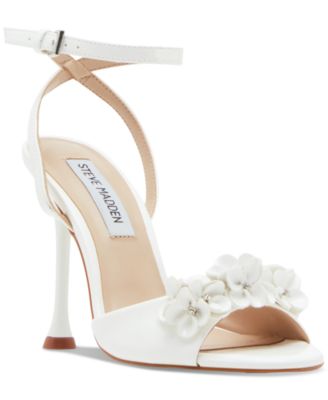 Steve Madden - Women's Floral Two-Piece Stiletto Dress Sandals