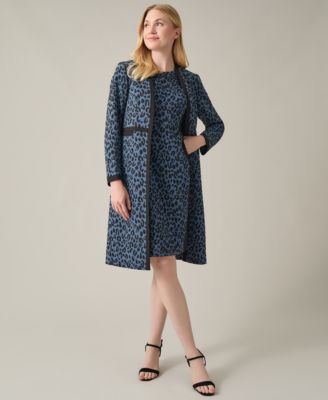 Kasper - Women's Leopard-Print Topper Jacket