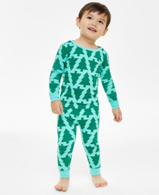 Holiday Lane - Baby & Toddler Trees Cotton Snug-Fit Pajama Set
