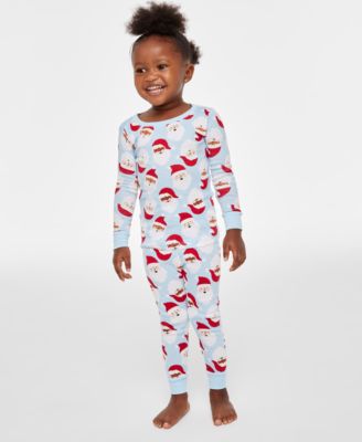 Holiday Lane - Baby & Toddler Santa Toss Cotton Snug-Fit Pajama Set