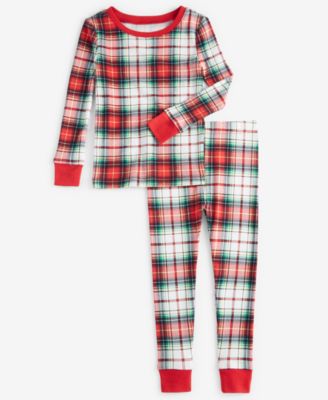 Holiday Lane - Toddler 2-Pc. Cotton Winterton Plaid Pajamas Set