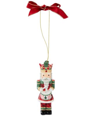 Spode - Christmas Tree Nutcracker Tartan & Green Ornament