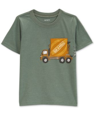 Carter's - Toddler Boys Construction Graphic Pocket T-Shirt