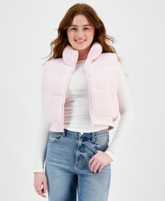 Planet Heart - Juniors' Sherpa Puffer Vest