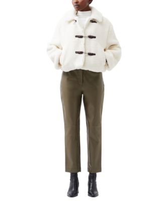 French Connection - Women's Alex Faux-Fur Long-Sleeve Jacket