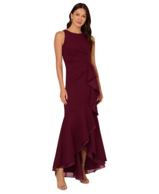 Adrianna Papell - Women's Ruffled High-Low Gown