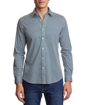 Paisley & Gray - Men's Samuel Slim-Fit Stripe Button-Down Shirt