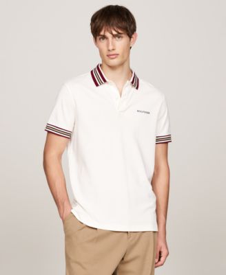 Tommy Hilfiger - Men's Short Sleeve Striped-Trim Polo Shirt
