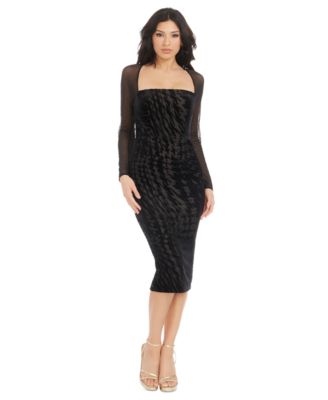 Dress the Population - Women's Kimora Velvet Bodycon Dress