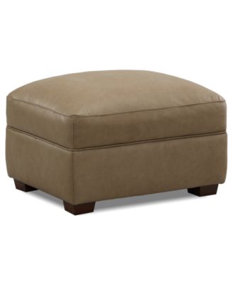 Furniture - Korder Leather Ottoman