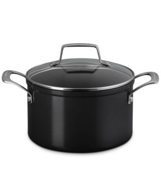 Le Creuset - Essential Non-Stick Ceramic Stockpot with Glass Lid, 4-Quarts