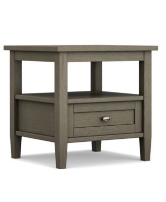 Simpli Home - Burbank End Table, Direct Ship