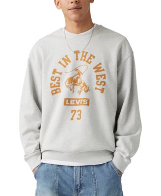 Levi's - Men's Relaxed Fit Long Sleeve Logo Graphic Sweatshirt