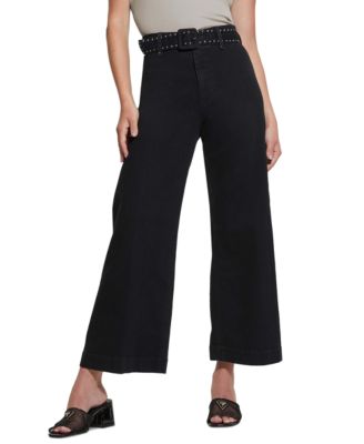 GUESS - Women's Dakota High-Rise Seamless Wide-Leg Jeans