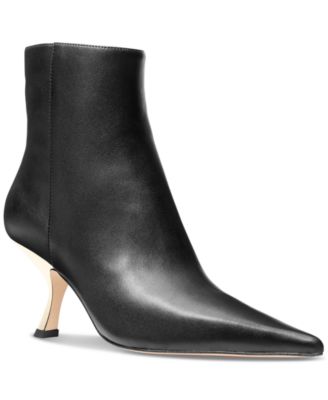 Michael Kors - Women's Luna Leather Ankle Booties
