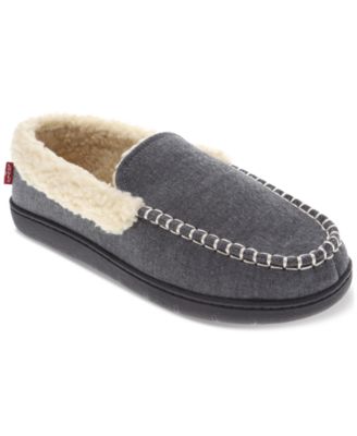 Levi's - Men's Roger Faux-Sherpa Chambray Slippers