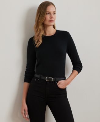 Lauren Ralph Lauren - Petite Cotton-Blend Sweater