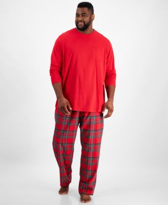 Holiday Lane - Men's Big Brinkley Mix It Pajama Set