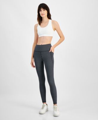 ID Ideology - Women's Zigzag-Print 7/8 Pocket Leggings