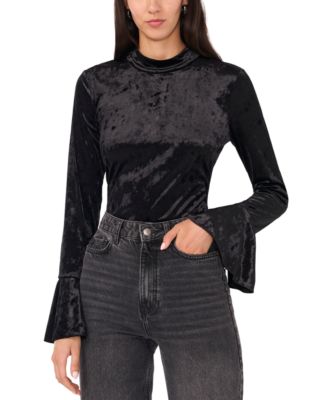 Parker - Women's Velvet Cut-Out Back Bell-Sleeve Top