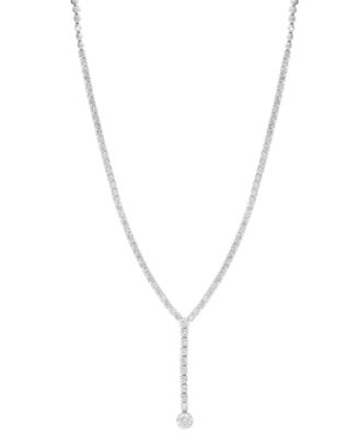 EFFY Collection - Lab Grown Diamond 16" Lariat Necklace (8-3/4 ct. t.w.) in 14k White Gold