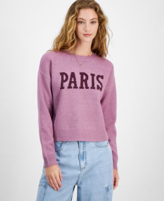 Hooked Up by IOT - Juniors' Over It Crewneck Sweater