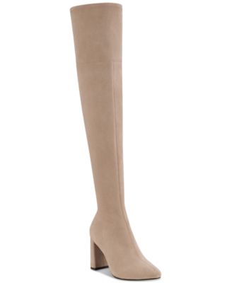 Jeffrey Campbell - Parisah Block-Heel Pointed-Toe Over-the-Knee Dress Boots